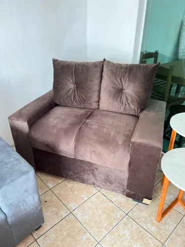 SOFÁ 2 LUGARES FIXO - DIRETO DE FÁBRICA