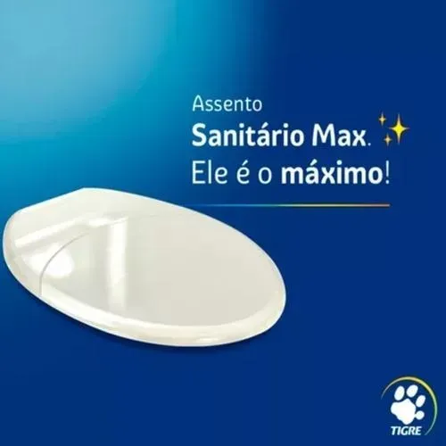Tigre Tampa Max De Vaso Sanitário Oval Kit C/2