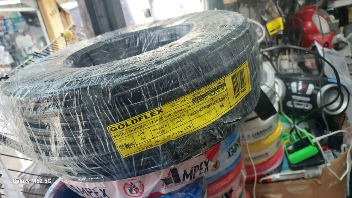 Cabo flexível 16mm 100 metros em alucobre