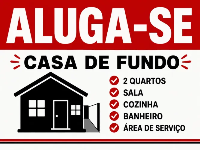 Aluga casa de fundo - Morumbi 