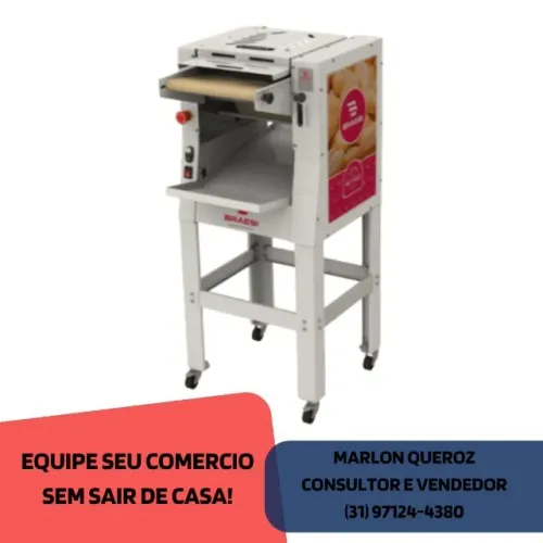 Modeladora de Massas de Pão 35CM Braesi Nova