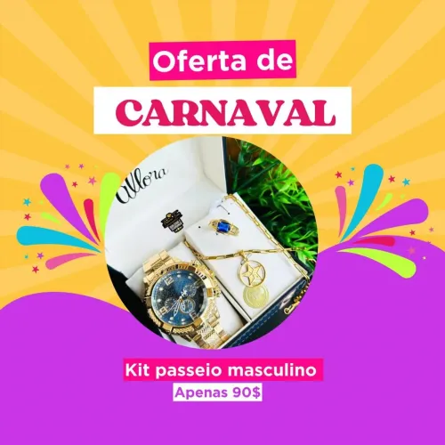 Kit Passei Masculino 