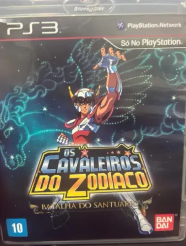 Os Cavaleiros do Zodíaco Batalha do Santuário PS3 - Original - Raro