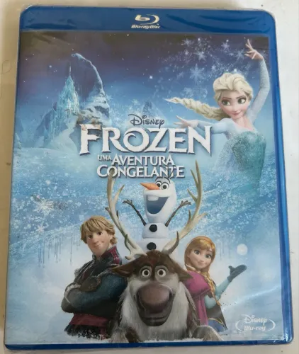 Blu-ray: Frozen - Uma Aventura Congelante - Disney - Lacrado