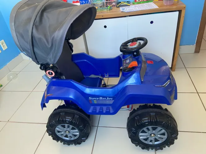 CARRINHO DE PASSEIO COM PEDAL SuperJipe Reclinável 