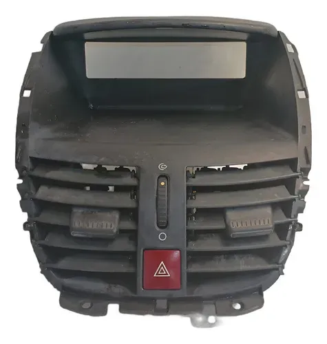 Painel Central Difusor Peugeot Sw 207 2009 Cinza-escuro