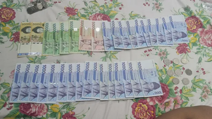 $180.000 wons sul coreano