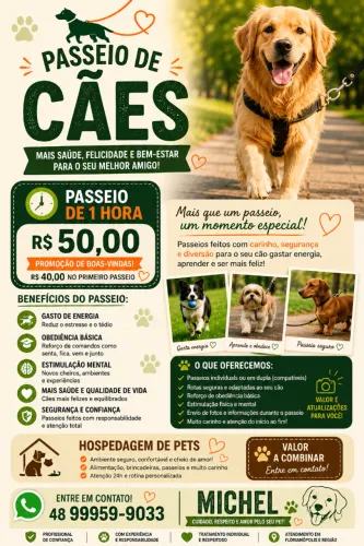 Passeio de cães