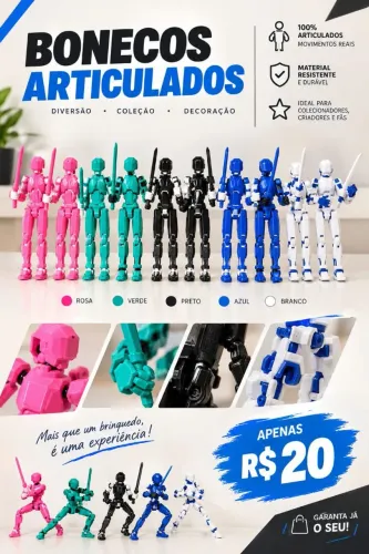 Bonecos articulados 