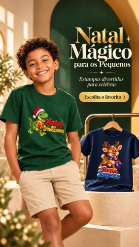Camisa personalizada temática do natal 