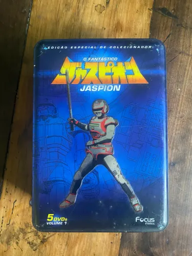 Box Jaspion 5 dvds mas 3 postais edição especial de colecionador