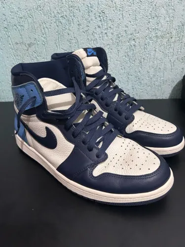 JORDAN RETRO HIGH OG OBSIDIAN TAMANHO 45