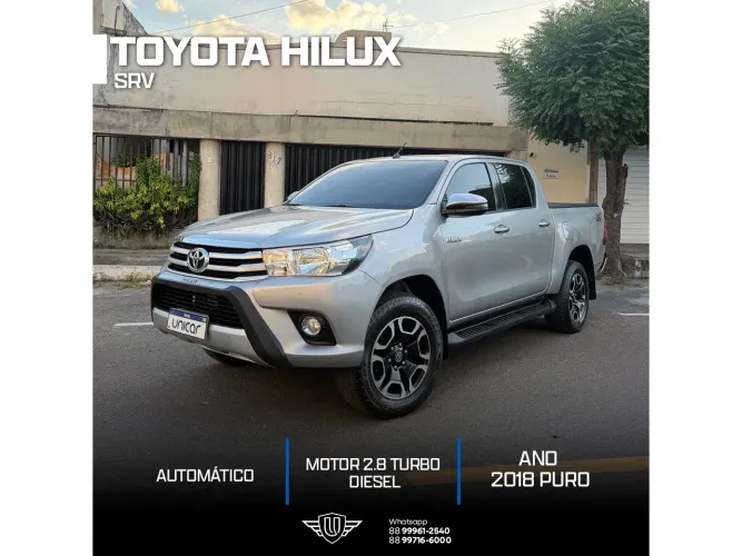 Toyota Hilux CD 4X4 2.8 Diesel Aut. 2018