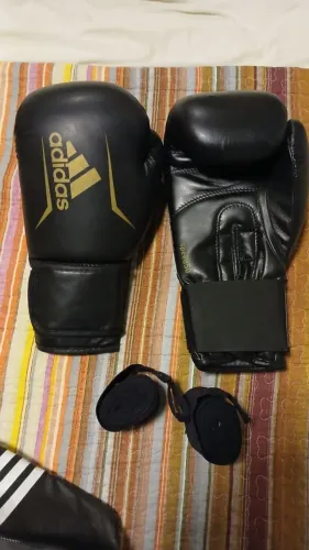 Luva de Boxe Adidas Speed 50 Black Gold