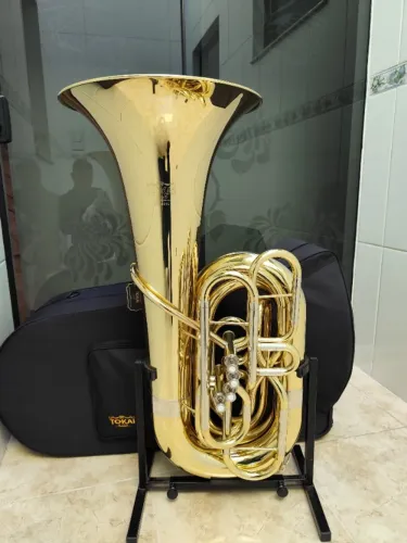 Tuba 5/4 Tokai TB-601L 4 Pistos Sib - Laqueada- Nova -Aceito trocas -Parcelo 18x