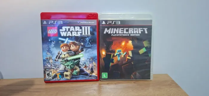 LEGO Star Wars 3 + Minecraft PS3 Originais