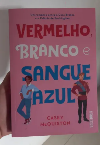 LIVRO: VERMELHO, BRANCO E SANGUE AZUL