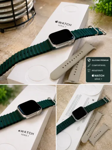 Apple Watch série 7 45mm Alumínio prateado