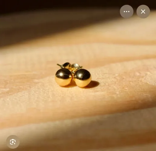 Brinco Bolinha de Ouro