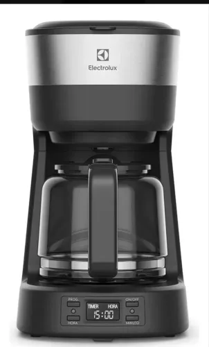 Cafeteira Elétrica Electrolux 30 Xícaras Com Timer Ecm25 Cor Granite grey