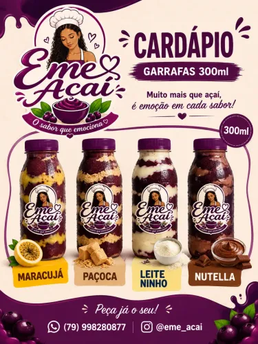 Açaí na garrafa