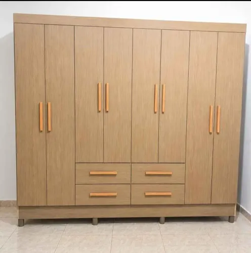 Guarda roupa Lite 8P - Carvalho 