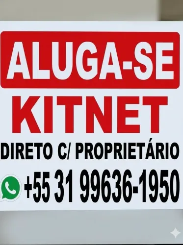 Kitnet no Centro de Nova Lima - Em Frente à Rodoviária (Água e Luz Inclusas)