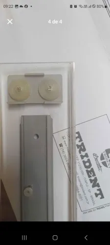 Régua paralela 80cm com cordoamento