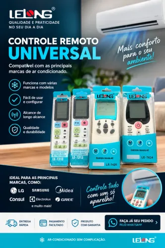 Controle Remoto Universal para Ar-Condicionado a partir $ 29,00