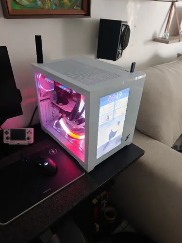 Gabinete Gamer SuperFrame Box Magic Com Tela + Fans - Leia o anúncio