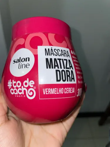 Máscara matizadora Salon Line - Vermelho Cereja