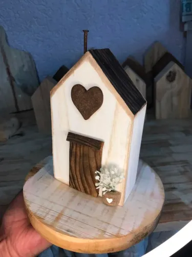 Casinha Farm House com base pra decoração