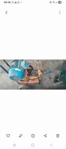 Lavadora de alta pressão e pulverizador com pistão 