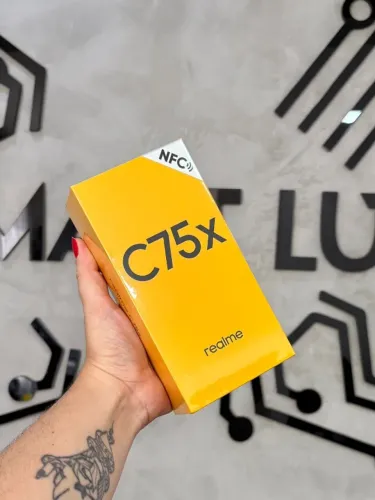Realme C75X Oceanic Blue ou Coral Pink com NFC - 256GB/8RAM