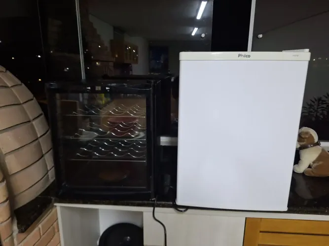 Vendo frigobar e climatizador de vinho