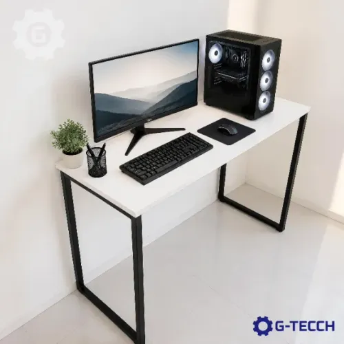 Mesa para Escritório 1m NOVA Escrivaninha Gamer Multiuso Notebook Computado de Estudo Birô