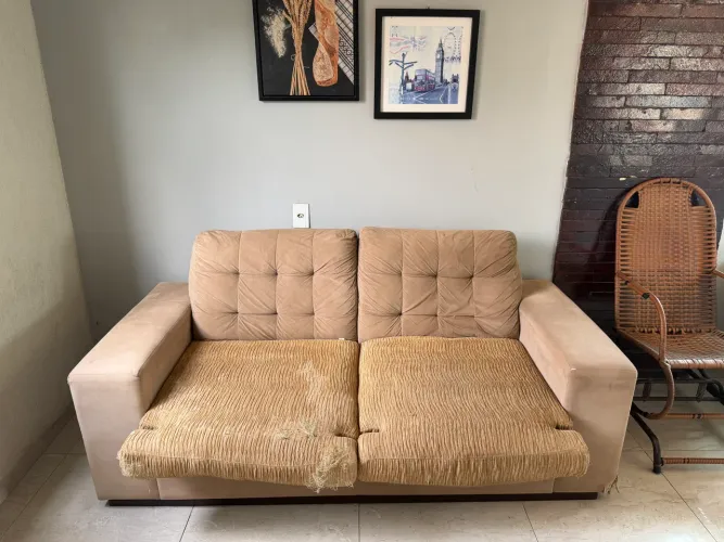 Sofá-cama super versátil e confortável!