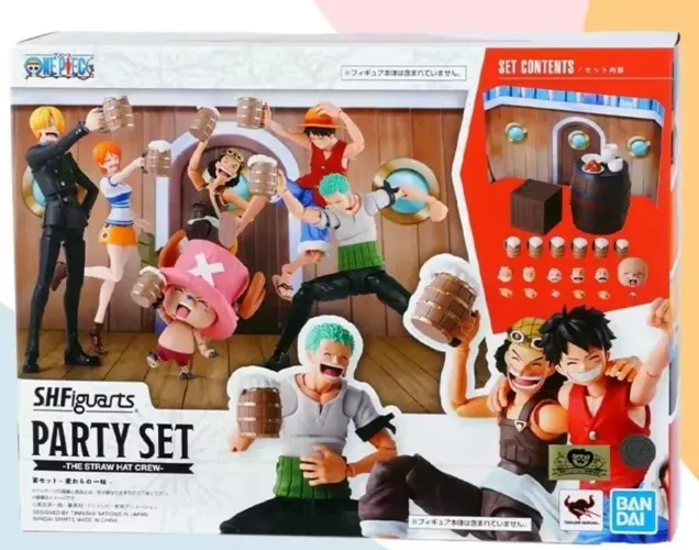 Set Part Crew One Piece - S.H.Figuarts Bandai - NOVO