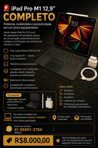 Vendo iPad Pro M1 12,9