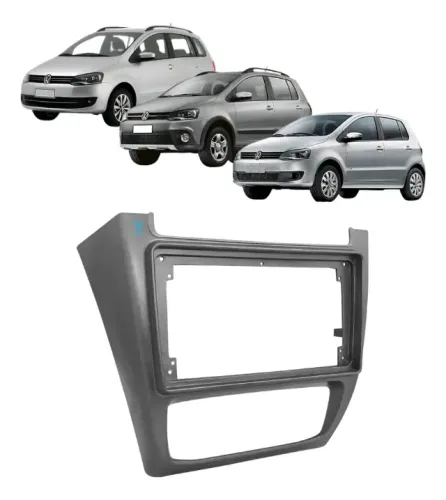 Moldura 2 Din 9 Polegadas Fox Crossfox Spacefox 2014 A 2020