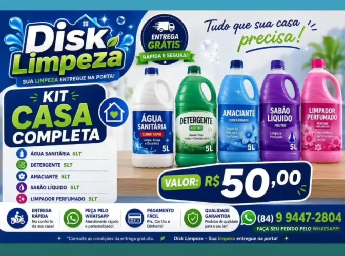 Vende-se produto de limpeza no atacado