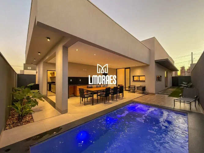Casa em condomínio à venda, 3 quartos, 3 suítes, 2 vagas, Condomínio Golden Village - Uber