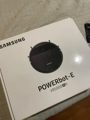 Robô Aspirador Samsung POWERbot-E VR5000 Wi-Fi - Aspira e Passa Pano - Quase Novo