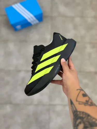 Tênis Adidas Adizero Evo SL Masculino Importado Cor: Preto/Amarelo - Disponível 34 AO 43