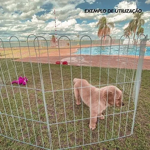 Cerquinha 65cm de Altura x 3,84 - Em aço galvanizado Pronta Entrega