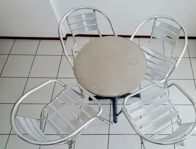 Conjunto área externa em alumínio