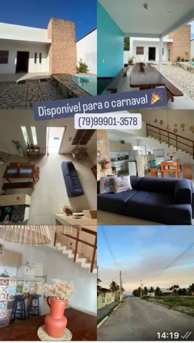 Casa para carnaval na praia do Abais