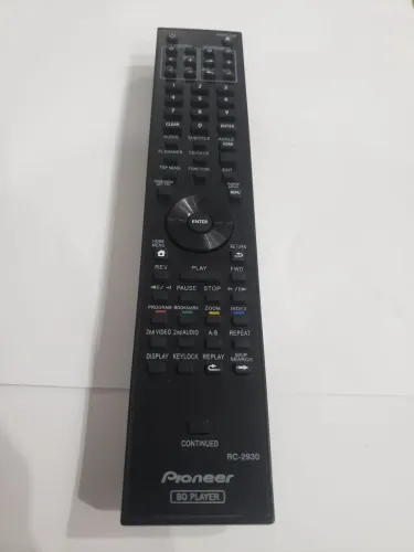Controle Remoto Pioneer RC-2930 original para Blu-ray Modelos DVD -05FD e BDP-23FD.