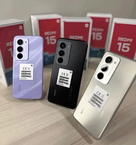 Celular Xiaomi Redmi 15 4G 08/256-Novo Entregamos Grátis 