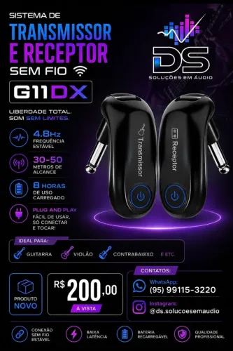 Vende-se transmissor pra instrumentos musical